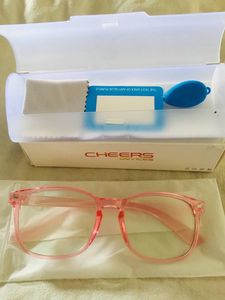 Stylish Pink Frame Glasses 🤓