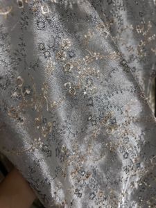 Elegant Sequined Ethnic Blouse sheer