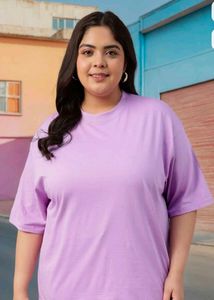 Lilac Oversized T-Shirt juneberry