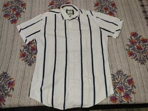 Men's Striped Short Sleeve Shirt