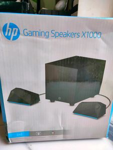 New HP X1000 30W 2.1 Channel Micro USB, Aux Subwoo