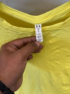 Under Armour Women's Yellow T-Shirt