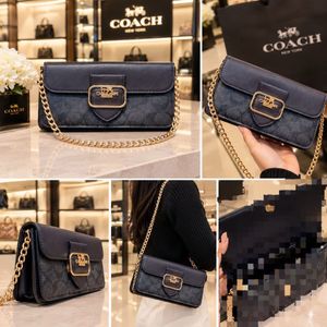Coach Signature Chain Shoulder Bag