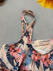 Floral Print Bikini Top