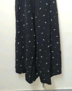 Cute Black Leaf Print dress