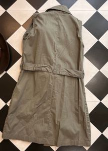 Sleeveless Trench Dress