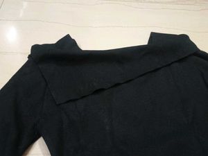 Elegant Black designer Sleeve Top