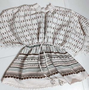 Set of 2 Boho Print Tunic Top