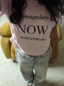 Pink Graphic T-Shirt NEGOTIABLE
