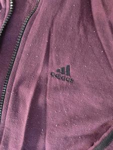 Cozy Burgundy Zip-Up Hoodie