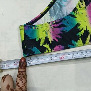 ❤️‍🔥 Vibrant Palm Tree Print Bikini Bottom