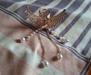 Ethnicwear Rosegold Pearl Hairclip