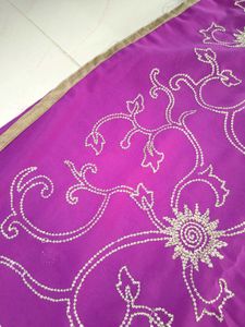 Sequins Work Saree with Blouse