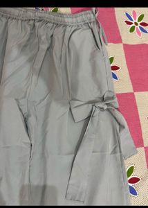 Stylish Grey Wide Leg trouser