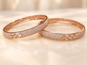 Elegant CZ Crystal Link Bracelet Set