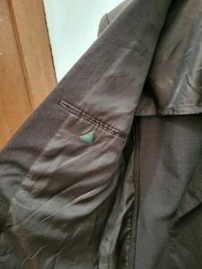 Vintage Brown Double-Breasted Blazer
