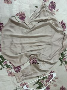 Elegant Beige Button-Up Shirt