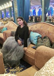 Grey Tulle Skirt and black Top