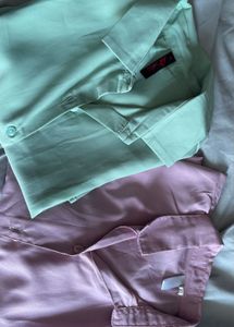 Pastel Button-Down Shirts
