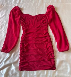 Urbanic Red Bodycon Dress