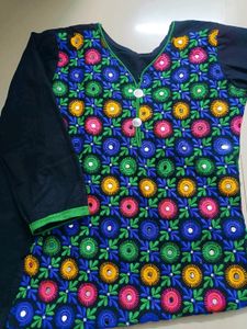 Mirror Work Jaipuri Kurta....!!!