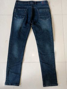 Classic Dark Wash Straight Leg Jeans