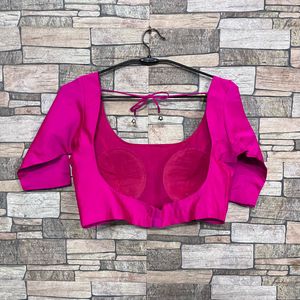 Vibrant Pink Silk Blouse fix price