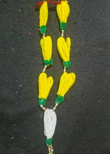 Yellow Flower Garland Necklace