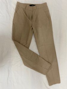 Mango Linen Blend Pants