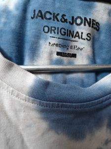 Jack &amp; Jones French Bulldog Tie-Dye T-Shirt
