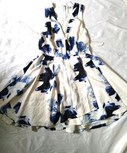 Beautiful Blue And White Dress