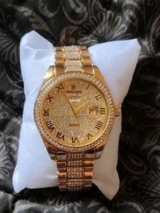 Luxury Gold Diamond Rolex Watch