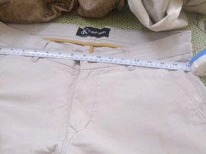 Calvin Klein Beige Chinos in 34 waist