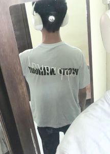 Men's Light Blue "so?" Graphic Tee