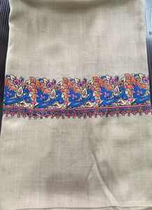 Semi Pashmina Paper Mache Handwork Shawl