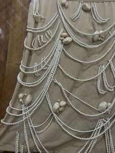 Beaded Fringe Mini Skirt(Brand new )