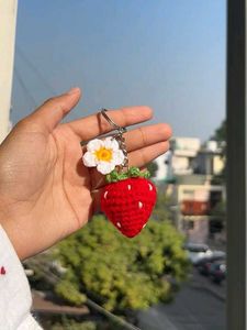 Cute Strawberry Keychain