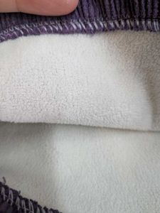 Purple Corduroy Wide-Leg Pants