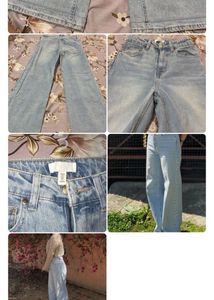 Light Wash Wide Leg Jeans
