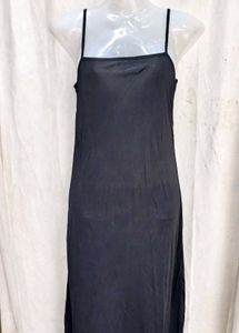 Sheer Black Slip Dress