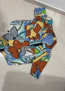 Colorful Abstract Print Men's Shirt