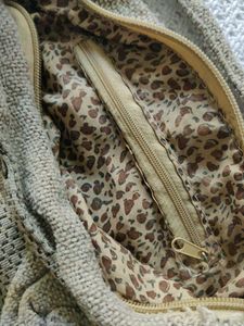 Chic Beige Textured Hobo Bag
