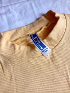 Pure Cotton Ribbed Top