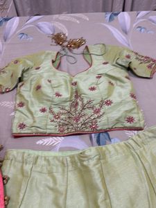 Beautiful Embroidered Lehenga Choli Set