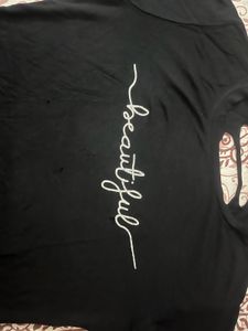 Black "Beautiful" T-Shirt