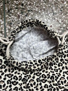 Leopard Print Drawstring Backpack