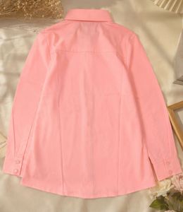 Chic Pink Collared Button-Up Shirt