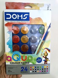 Price Drop DOMS AQUA COLOR CAKES 24 SHADES