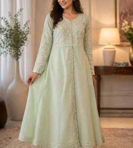 Beautiful Embroidered Ethnic Gown