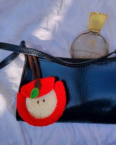 Crochet Apple Bagcharm